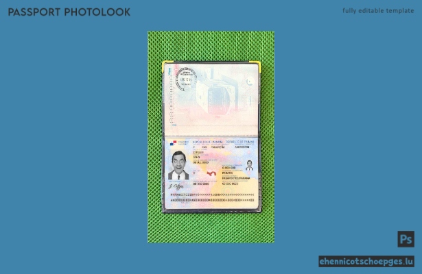 Vorschau eines Passfotos für Panama